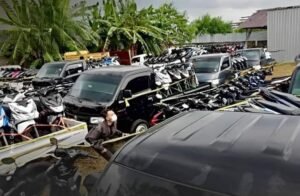 Polres Pati Amankan Beberapa Mobil dan Motor
