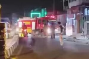 Mobil Pemadam Kebakaran Alami Kecelakaan di Indramayu