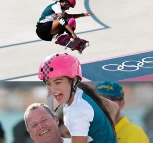 Skateboarder 14 Tahun Cetak Sejarah di Olimpiade Paris 2024