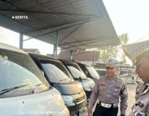 Polres Garut Tindak Tegas Travel Tanpa Izin, Sembilan Kendaraan Disita
