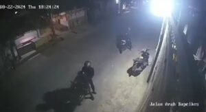 Aksi Pencurian Sepeda Motor Terekam CCTV di Cikarang Utara