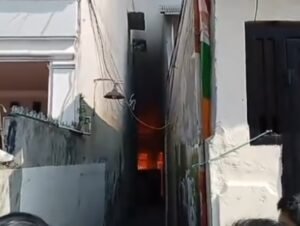 Sebuah Rumah Tinggal di Palmerah Hangus Terbakar