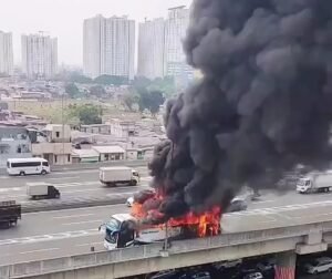 58 Murid TK Alami Insiden Kebakaran Bus di Tol Wiyoto Wiyono