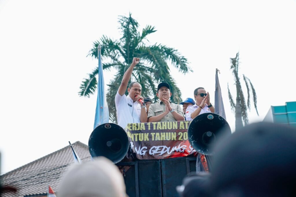 Ketua DPRD Kabupaten Karawang Bersedia Tampung dan Sampaikan Aspirasi Buruh kepada Pemerintah Pusat