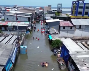 Banjir Rob Melanda Muara Angke, Akses Dermaga Ditutup