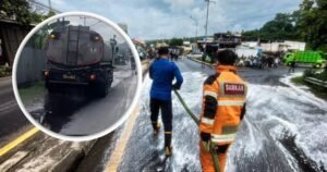 Ratusan Pengendara Terluka usai Terkena Cipratan Cairan Kimia di Bandung