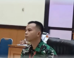 Terdakwa Kasus Penembakan Bos Rental Menangis di Persidangan