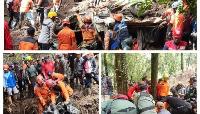 Korban Longsor Pacet Ditemukan, Pencarian Dihentikan Sementara