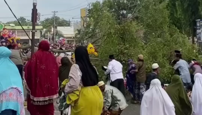 Pohon Tumbang saat Salat Id, 2 Jemaah Tewas di Pemalang