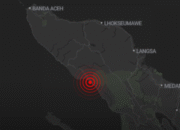 Waspada! Gempa 6,2 Magnitudo Guncang Pantai Selatan Aceh Barat Daya