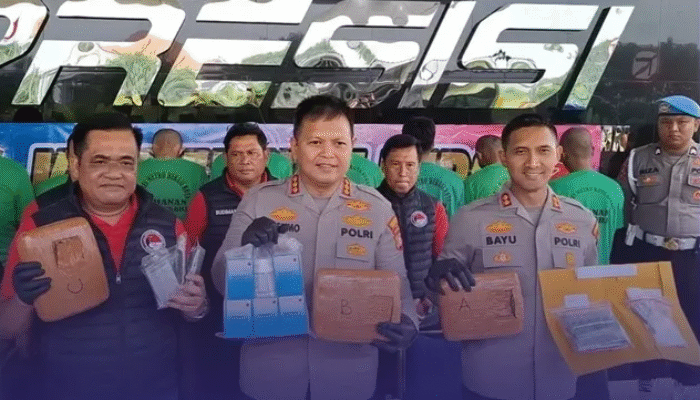 Polres Metro Bekasi Kota Berhasil Tangkap 8 Pengedar Narkoba