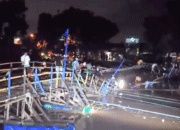 Kelebihan Beban, Jembatan Apung di Bandung Ambruk
