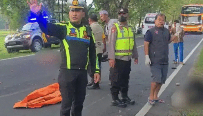 Tragis! Seorang Kakek Meninggal usai Tertabrak Motor di Magetan