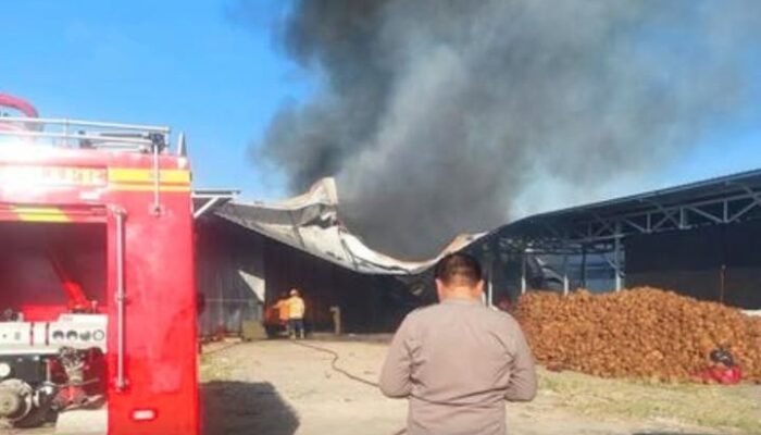Kebakaran Melanda CV Elvatara Gresik, Diduga Berasal dari Tungku Oven