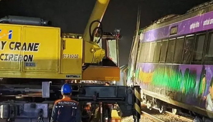 KA Argo Bromo Sukses Dievakuasi, Jalur Rel Subang Kembali Normal