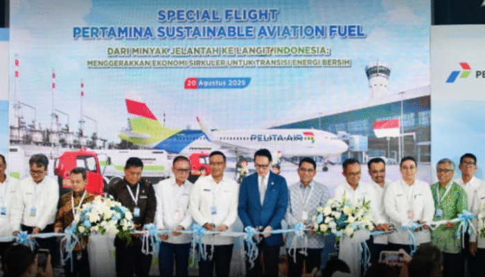 Minyak Goreng Bekas jadi Avtur, Pertamina Resmi Uji Terbang SAF