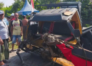 Kecelakaan di Pasuruan, Pick Up Sound Horeg Tertabrak KA di Perlintasan Tanpa Palang