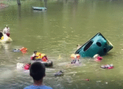 Perahu Wisata Terbalik di Situ Salawe, Seorang Pengunjung Tewas
