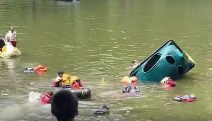 Perahu Wisata Terbalik di Situ Salawe, Seorang Pengunjung Tewas