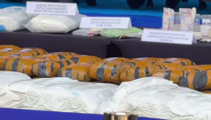 BNN Berhasil Lumpuhkan 11 Jaringan Narkotika, 53 Tersangka Ditangkap