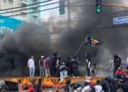 Demo Anti-Korupsi di Manila Ricuh, Trailer Terbakar di Jembatan Mendiola