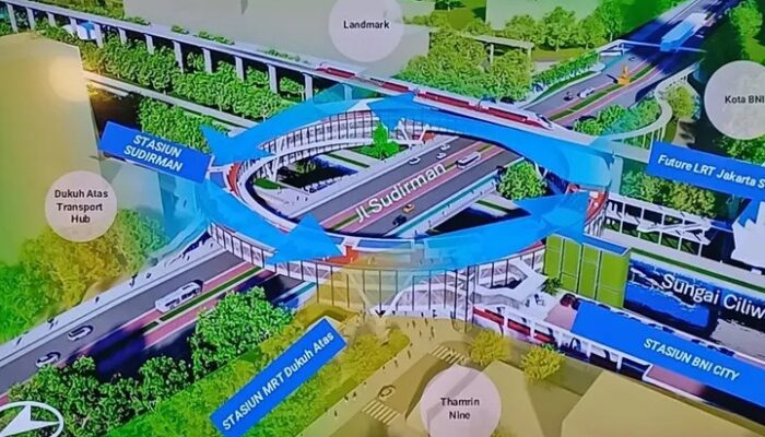 Mirip CSW Blok M, Jembatan Layang Donat Dukuh Atas Akan jadi Ikon Baru Jakarta