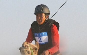 Spektakuler! Mohammad Al Fathih jadi Wakil Pertama Indonesia di Ajang Balap Unta Internasional