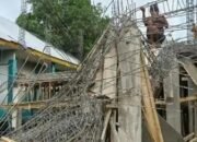 Bangunan Lantai Dua MIN 2 Takalar Ambruk, Pengerjaan Dilanjutkan usai Evaluasi Teknis