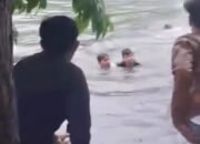 Keren! Aipda Elly Selamatkan Remaja Terseret Arus di Kali Sindang