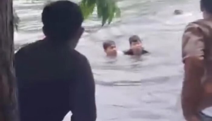 Keren! Aipda Elly Selamatkan Remaja Terseret Arus di Kali Sindang