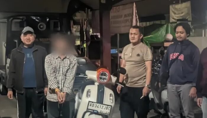 Modus Motor Mogok, Pelaku Curi Motor Pengantar Pizza di Jogonalan