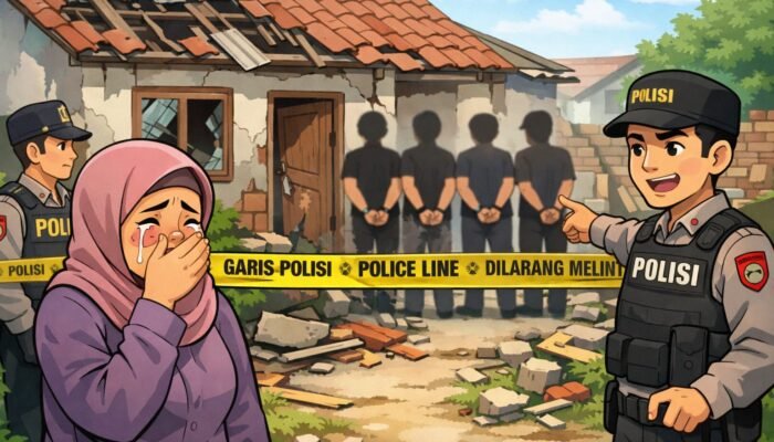 Luar Biasa! Polres Karawang Berhasil Tangkap Empat Pelaku Kekerasan di Jayakerta