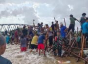 Nahas! Tanggul Sungai Citarum Dua Kali Jebol di Kawasan Muara Gembong