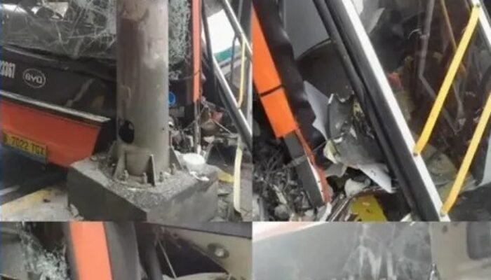 Kecelakaan Bus Transjakarta di Jagakarsa, Sopir Diduga Hilang Kendali