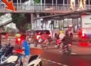 SUV Masuk Jalur Transjakarta di Matraman, Dipaksa Mundur Bus