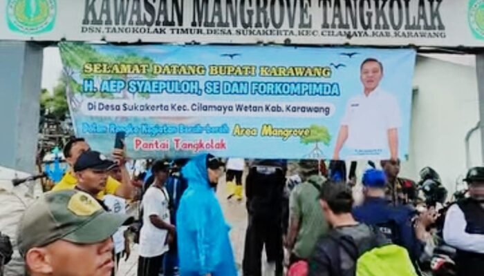 Aksi Nyata! Bupati dan Forkopimda Karawang Gelar Gerakan Indonesia ASRI di Ekowisata Mangrove