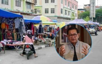 Tindaklanjuti Arahan Presiden, Gubernur DKI Jakarta Larang PKL Gunakan Trotoar