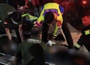 Truk Tabrak Sepeda Motor di Jalan Raya Serang, 2 Orang Tewas Ditempat