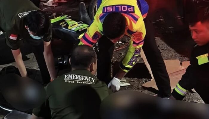 Truk Tabrak Sepeda Motor di Jalan Raya Serang, 2 Orang Tewas Ditempat