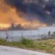 Geger! Lahan Kosong di Ciranggon Karawang Hangus Terbakar