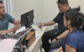 Polres Karawang Tangkap IRT di Cikampek atas Dugaan Peredaran Sabu