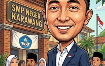 Inspiratif! Wakil Ketua DPRD Karawang Bagikan 300 Paket Buku Tulis Gratis