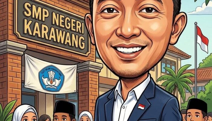 Inspiratif! Wakil Ketua DPRD Karawang Bagikan 300 Paket Buku Tulis Gratis