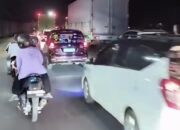 Imbas Proyek Galian Pipa, Jalur Dawuan-Purwasari Alami Macet Parah