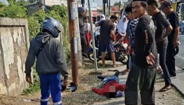Sopir Truk Kabur Usai Kecelakaan di Rengasdengklok, Pengendara Motor Alami Luka Parah di Kepala