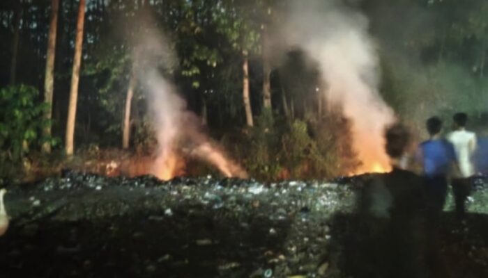 Lahan Kosong Dekat Stasiun Klari Terbakar, Ini Kronologinya