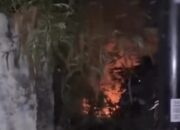 Cuaca Kering, Api Pembakaran Sampah Meluas di Cikampek Timur