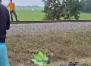 Kabar Duka dari Jatisari, Pria Tertabrak Kereta Api