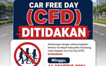 CFD Karawang Minggu 16 Agustus 2026 Ditiadakan, Ini Penjelasan Dishub