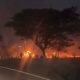 Lahan Kosong Dekat Tol Karawang Barat Terbakar, Asap Tebal Ganggu Pengendara